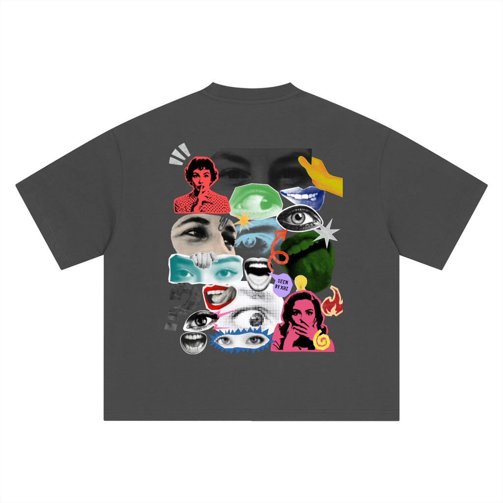 Retro Pop Art Boxy Tee