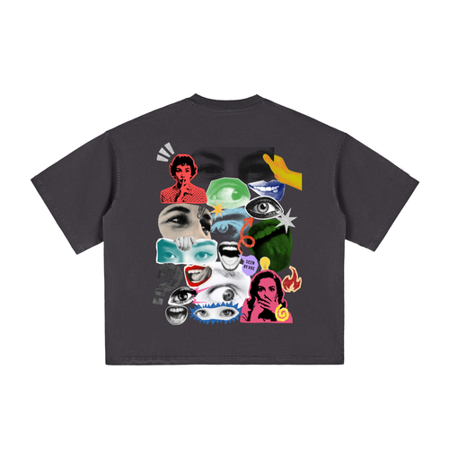 Retro Pop Art Boxy Tee