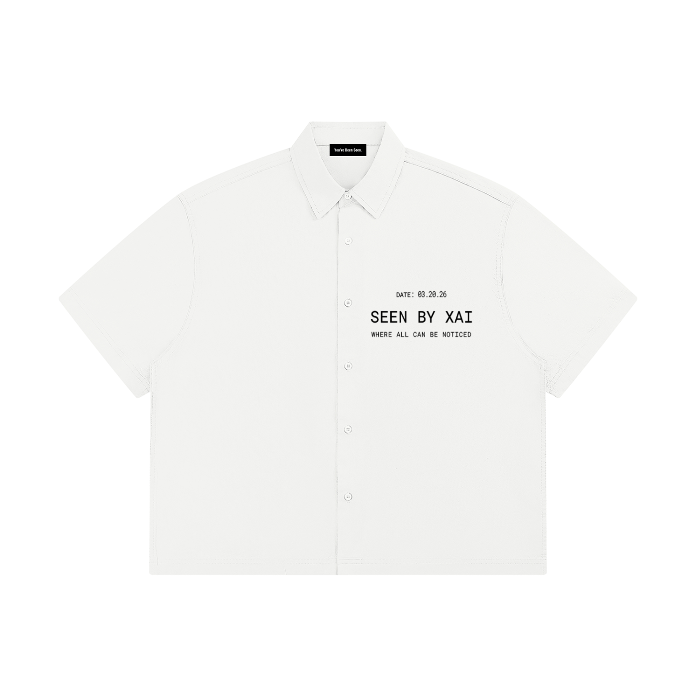 Receipt Boxy Short Sleeve Shirt