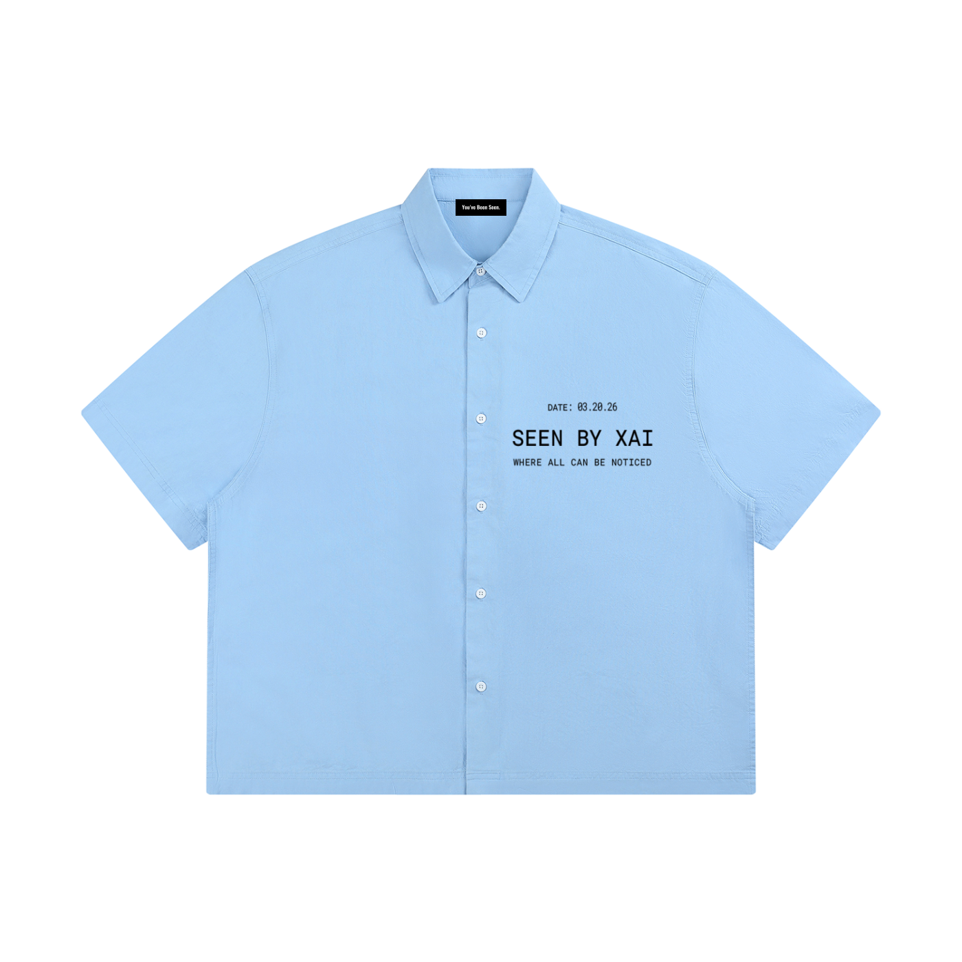 Receipt Boxy Short Sleeve Shirt