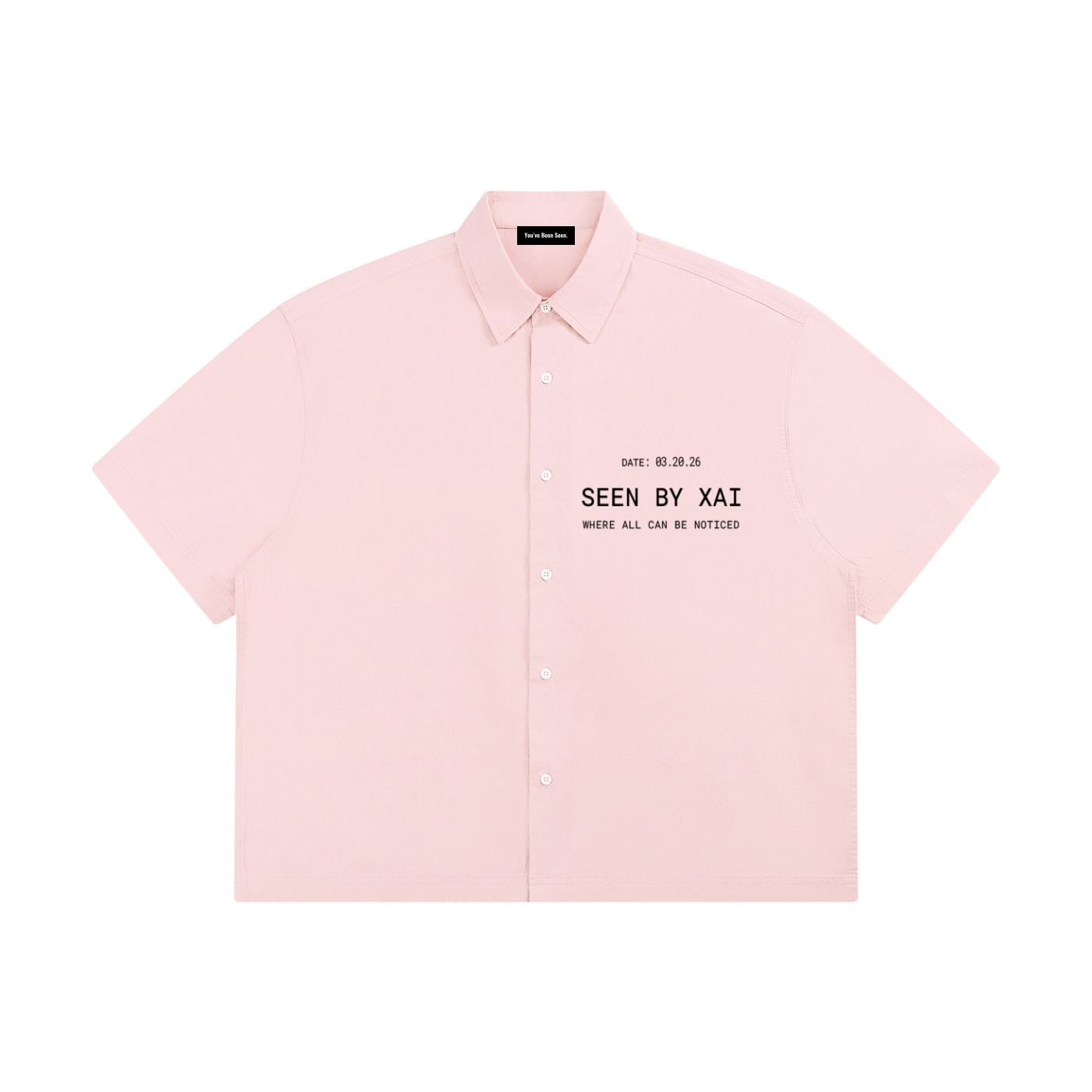 Receipt Boxy Short Sleeve Shirt